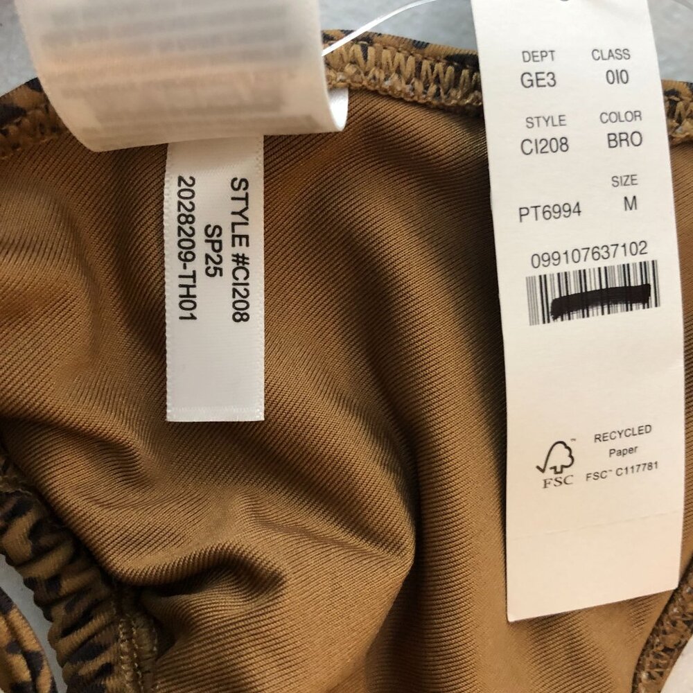 J Crew Perfect String Bikini Top In Leopard Print… - image 7